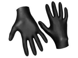 купить Перчатки нитриловые ультрапрочные, р-р 11/XXL черные, (уп. 100 шт.), Jeta Safety