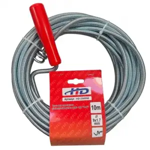 купить Трос для прочистки канализационных труб 9мм х 10м "H-D"