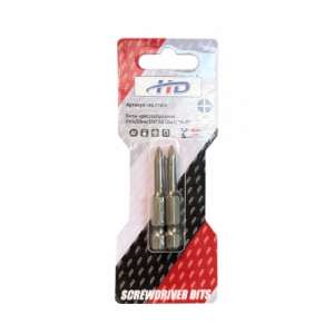 купить Биты крестообразные PH1х50мм 1/4" S2 (2шт) "H-D"