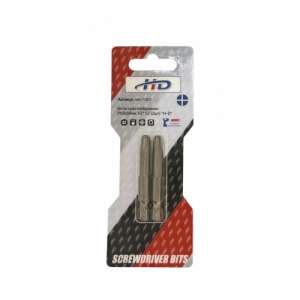 купить Биты крестообразные PH3х50мм 1/4" S2 (2шт) "H-D"