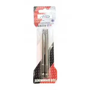 купить Биты "Torx Tamper Resistant" TR15+TR27х100мм 1/4" S2 (2шт) "H-D"