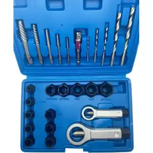 купить Экстракторы для извлечения обломанных болтов, гаек и шпилек, набор универсальный 26пр. 42CrMo "H-D"