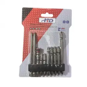 купить Биты крестообразные 50-100мм 1/4" S2 (набор 10пр) "H-D"