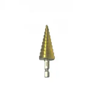 купить Сверло по металлу ступенчатое 4-22мм с хвостовиком HEX 1/4", HSS 4241 "H-D"