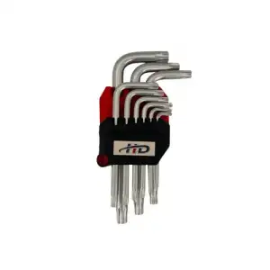 купить Ключи TORX с отверстием T10-T50 короткие (набор 9шт.) CrV "H-D"