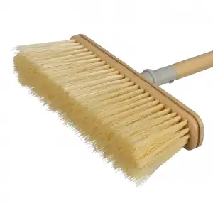 купить Щетка бамбуковая для подметания пола 26,5 см с черенком, 117 см, Home Palisad
