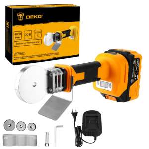 купить Паяльник для полипропиленовых труб аккумуляторный DEKO DKCPW20V