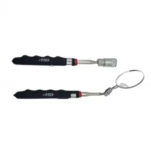 купить Захват магнитный телескопический в комплекте с зеркалом - набор сервисный 2 предмета max 5кг, LED