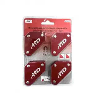 купить Фиксатор магнитный для сварочных рабор 50х58мм max 4кг (4шт) "H-D"