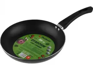 купить Сковорода ф 26х4.5 см, штамп., алюм., антиприг. покр., серия STARCOOK, черная, PERFECTO LINEA