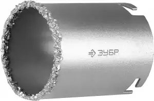 купить ЗУБР 83 мм, L 55 мм, карбид вольфрама, кольцевая коронка (33350-83)