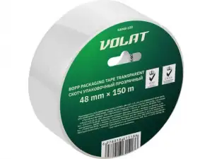 купить Скотч упаковочный прозрачный 48ммх150м ВОЛАТ (плотность 45мк)