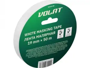 купить Лента малярная 19ммх50м белая ВОЛАТ (135мкм)
