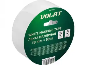 купить Лента малярная 48ммх50м белая ВОЛАТ (135мкм)