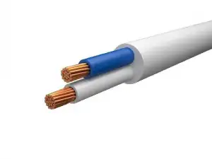 купить Провод ПВСм 2х2,5 (бухта 100м) Б БелРоскабель (белый, ГОСТ 7399-97) (БелРосКабель)