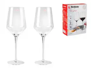 купить Набор бокалов для вина, 2 шт., 520 мл, серия Madrid, PERFECTO LINEA (Размер: 255х90 мм)