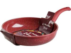 купить Сковорода ф 24х5.5 см, алюм., антиприг. покр., серия Cook&Fun, бургундия, PERFECTO LINEA