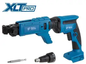 купить Аккум. ленточный шуруповерт BULL CAS 1844 в кор. SOLO, XLTpro, БЕСЩЕТ., 18 В, 4200 об/мин, 57 мм (Саморезы до 57 мм)