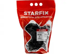 купить Фиксатор арматуры "Стойка турецкая-35"  (30 шт в дой-паке) STARFIX