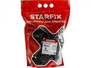 купить Фиксатор арматуры "Звездочка-30" 6-20 усиленный (30 шт в дой-паке) STARFIX