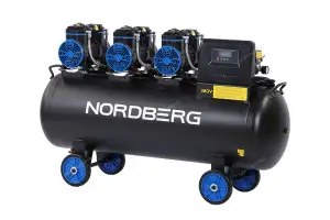 купить Компрессор безмасляный NORDBERG 380В, ресивер 160л, 750л/мин NCEO160/750