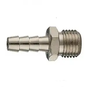купить Штуцер пневматический наружная резьба 1/2" - "елочка" 6мм "H-D"