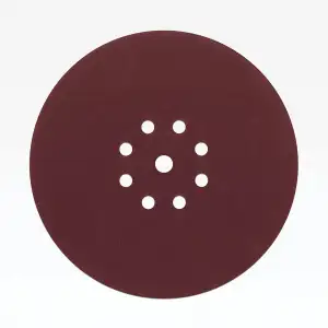 купить STEHER GIRAFFE 225 мм, Р80, шлифовальный круг на липучке, 9 отв., 5 шт. (35681-080)