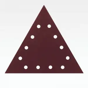 купить STEHER GIRAFFE T-285 мм, Р120, шлифовальный треугольник на липучке, 12 отв., 5 шт. (35683-120)