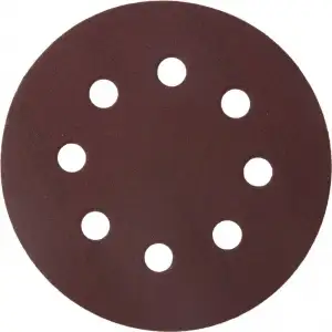 купить Круг шлифовальный ЗУБР ″Мастер″ универсальный, из абразивной бумаги на велкро основе, 8 отверстий, Р320, 115мм, 5шт