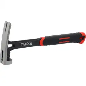 купить Молоток столярный с гвоздодером 500гр, 345мм, цельнометаллический, кованый "Yato"