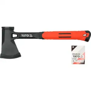 купить Топор туристический 600гр, 355мм, цельнометаллический, кованый "Yato"