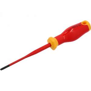 купить Отвертка шлицевая 3.5х100мм EXTRA SLIM, изолированная, S2 "Yato"