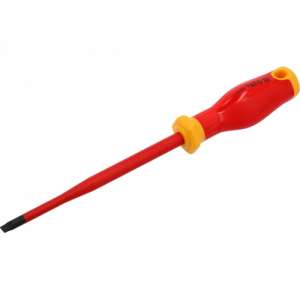 купить Отвертка шлицевая 6.5х150мм EXTRA SLIM, изолированная, S2 "Yato"