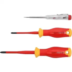 купить Отвертки изолированные EXTRA SLIM, набор 3 предмета, S2 "Yato"