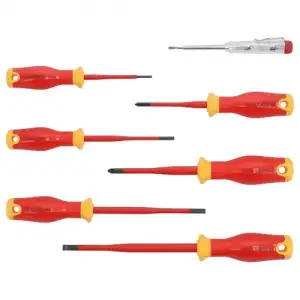 купить Отвертки изолированные EXTRA SLIM, набор 7 предметов, S2 "Yato"