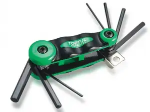 купить Набор ключей шестигр. 2-8мм 7шт длинн. TOPTUL (AGFB0701)