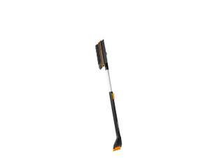 купить Щетка для снега 96-121см телескоп. со скребком X-series FISKARS (щетка-сметка снеговая, съемный скребок)