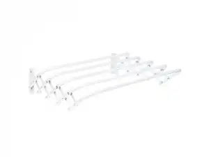 купить Сушилка для белья настенная складная, 6м, 1200х450х185, цвет белый, NIKA