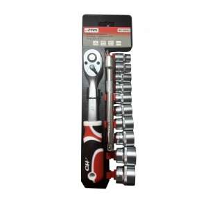 купить Набор инструмента (головки + трещотка 3/8") 12пр. CrV "H-D"