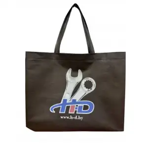 купить Сумка брендированная из нетканого материала 370*480*100*100 с петлевой ручкой "H-D"