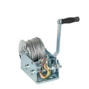 купить Лебедка ручная TOR ЛФ-2500 (FD) г/п 1,0 т длина троса 20 м