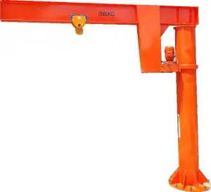 купить Кран консольный поворотный электрический TOR JIB г/п 3000 кг, высота 3 м, стрела 3 м