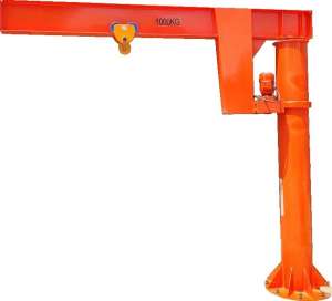 купить Кран консольный поворотный электрический TOR JIB г/п 5000 кг, высота 3 м, стрела 3 м