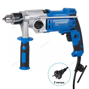 купить Дрель ударная NORDBERG максимальный диаметр сверла 16мм, 1100Вт NE011Q