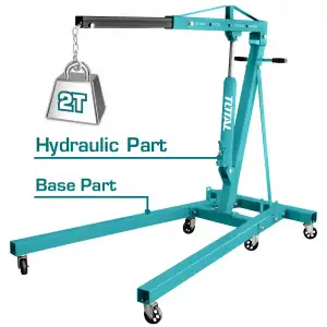 купить Гидравлический кран TOTAL THT11021 (с опорной платформой)