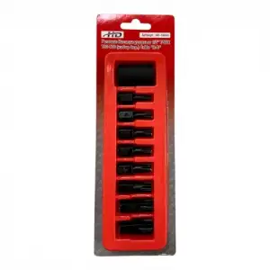 купить Головки-Насадки ударные 1/2" TORX Т30-T70, CrMo, S2 (набор 9пр.) "H-D"