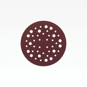 купить STEHER BOS-125-S 125 мм, Р80, шлифовальный круг на липучке, 44 отв., 5 шт. (35685-080)