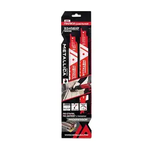 купить Пилки сабельные METALLICA Ultra S3456XF 200/175мм шаг 2,1-4,3мм, BiM Progressor, универсальная 2шт