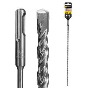 купить Бур (сверло) по бетону 6 мм длина 390 мм SDS-plus GRAFF