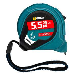 купить Рулетка измерительная с магнитом 5,5м х 25мм Master GRAFF
